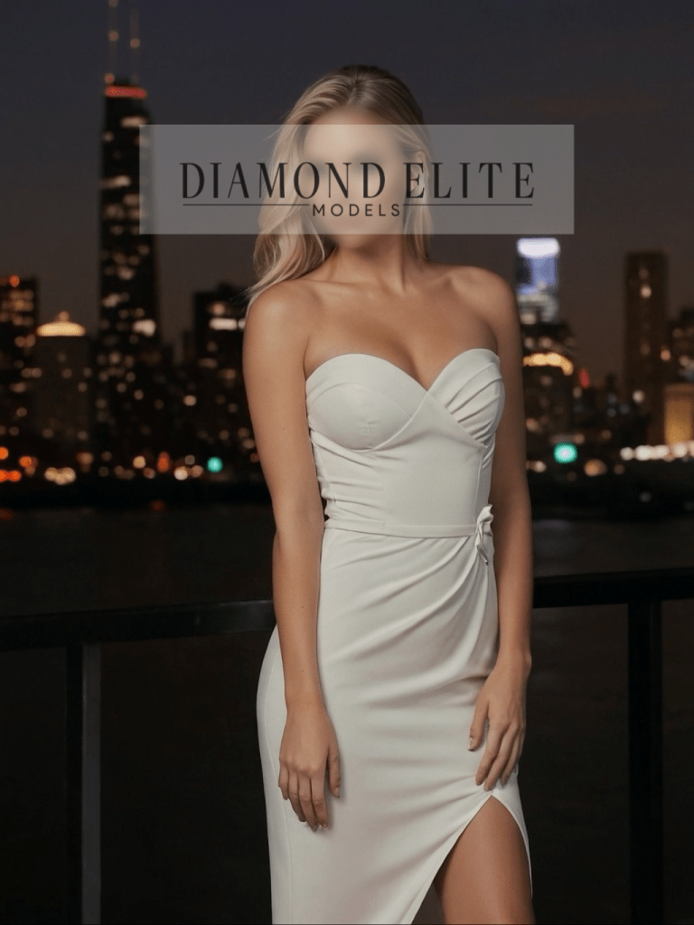 Elle, a Diamond Elite model, exuding elegance in Surry Hills, NSW